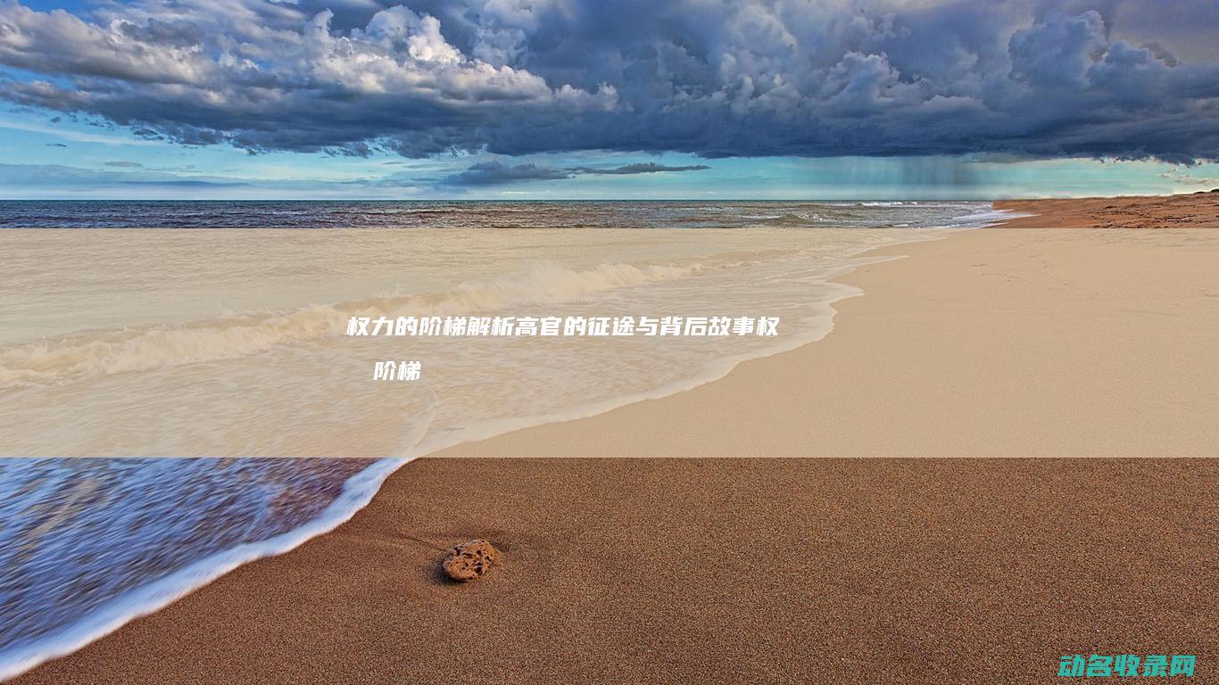 权力的阶梯 解析高官的征途与背后故事 (权力阶梯免费阅读全文)